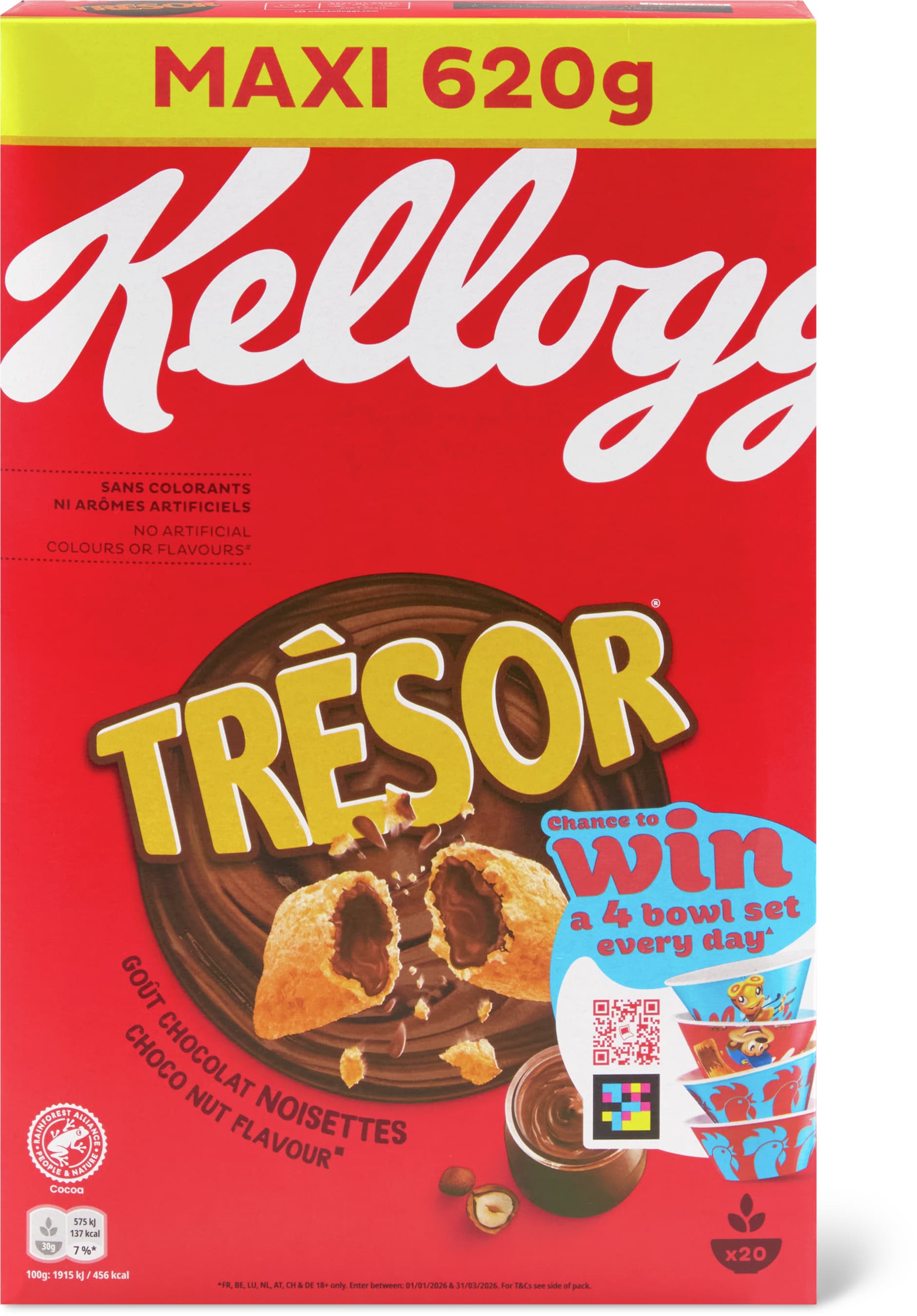 Kellogg's Cereali Trésor Choco Nut 620g